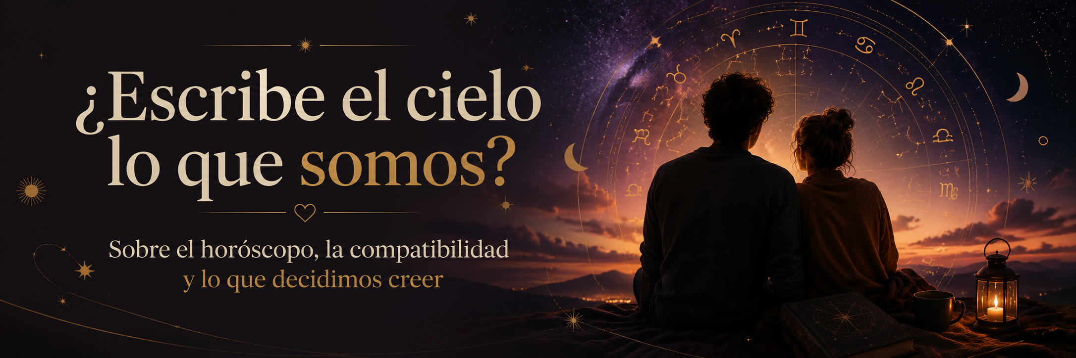 ¿Escribe el cielo lo que somos?