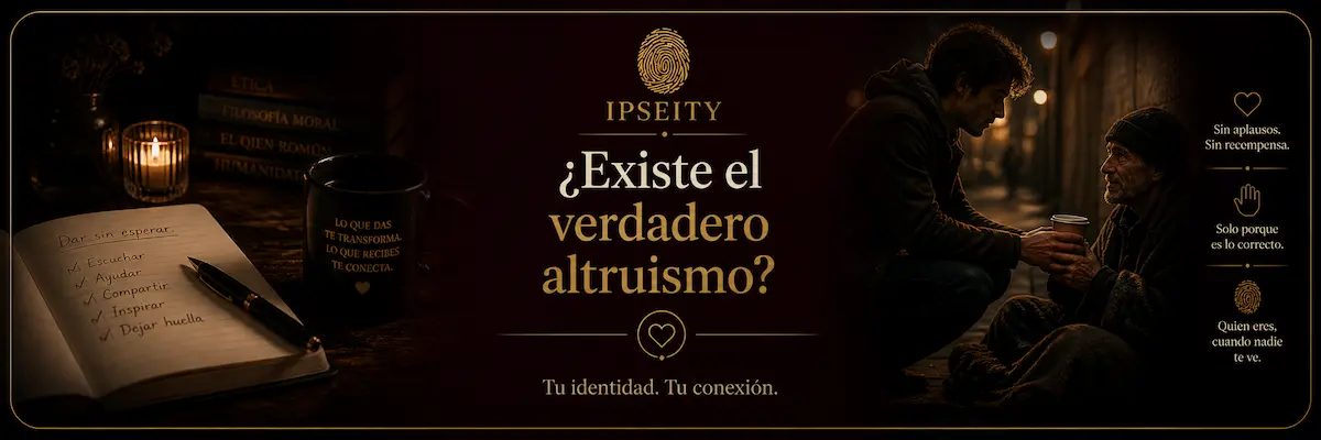 ¿Existe el verdadero altruismo?
