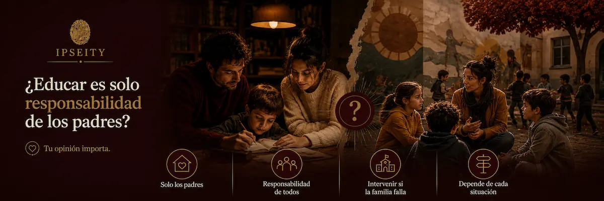 ¿La educación recae exclusivamente en los padres?