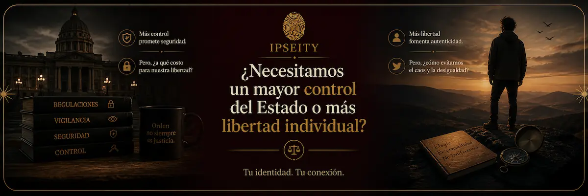 ¿Necesitamos un mayor control del Estado o más libertad individual?